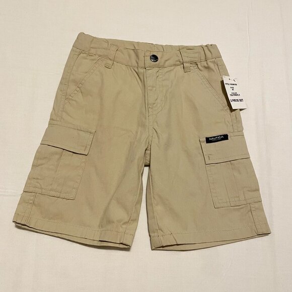 Nautica Shorts Toddler 4T Cargo Shorts Khaki - Picture 1 of 15